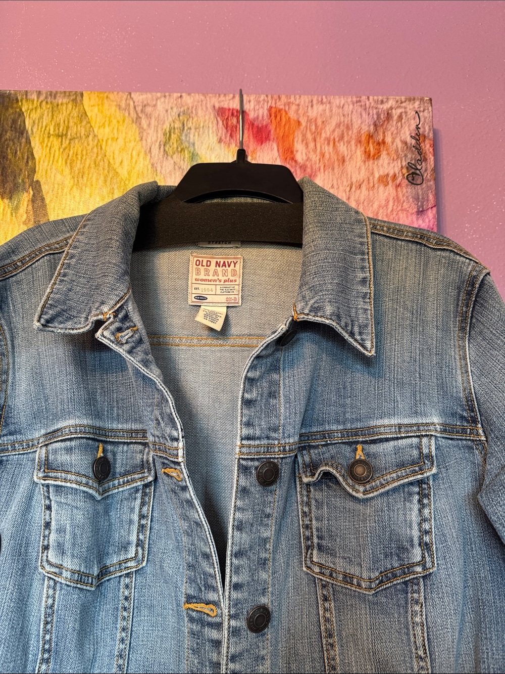 Old Navy Light Blue Denim Trucker Jacket